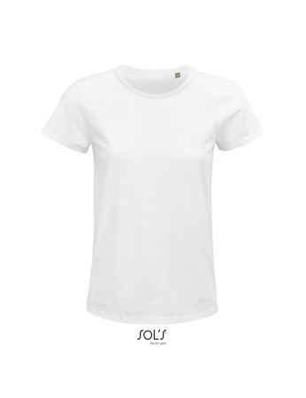 T-Shirt με οργανικό βαμβάκι (Crusader women 03581) λευκό